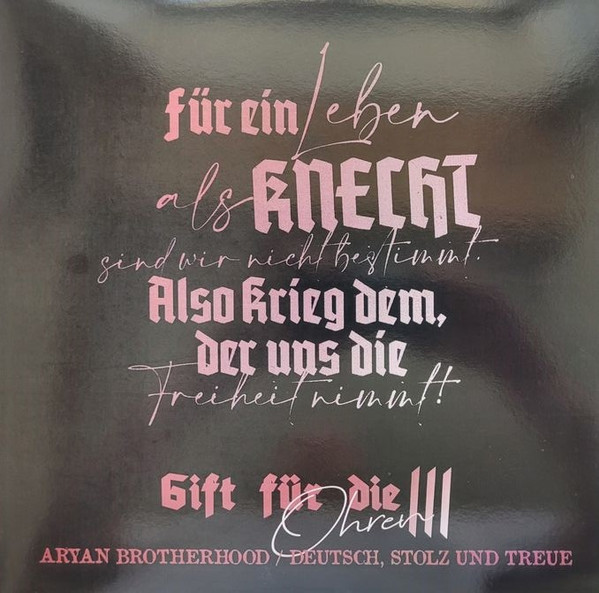 Aryan Brotherhood / D.S.T. "Gift Für Die Ohren 3" DLP