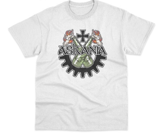 Askania logo T-Shirt white size L