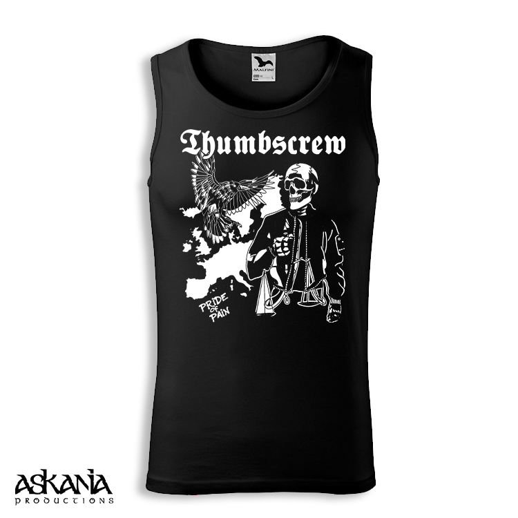 Thumbscrew Pride Of Pain wife beater in black Size S