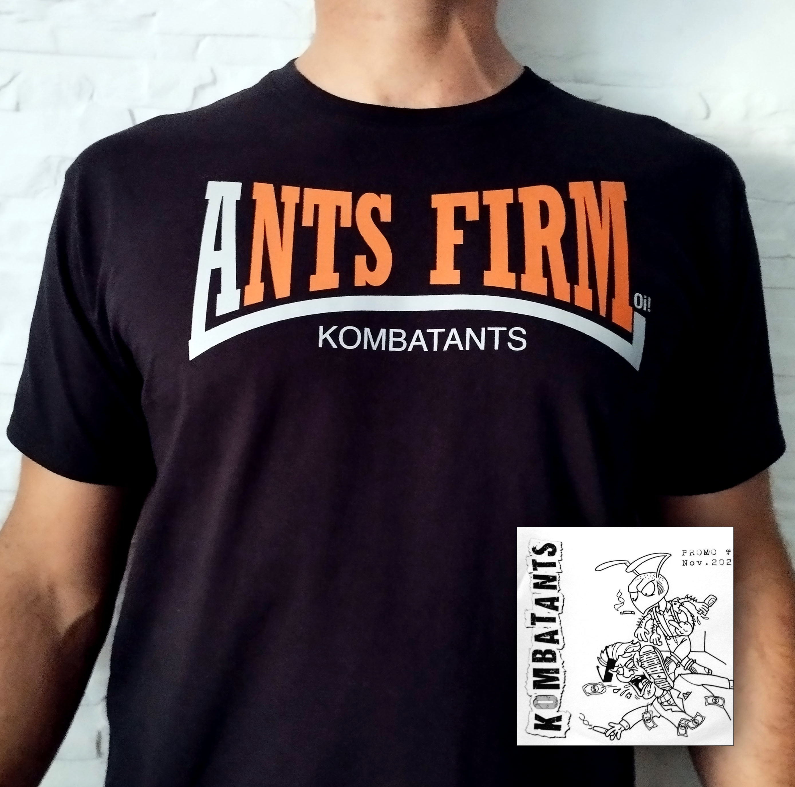 Kombatants - Ants Firm T-shirt + promo CDr