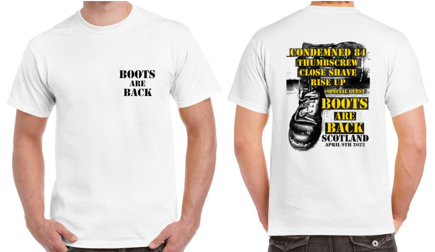 Boots Are Back - Gig T-shirt - Limit