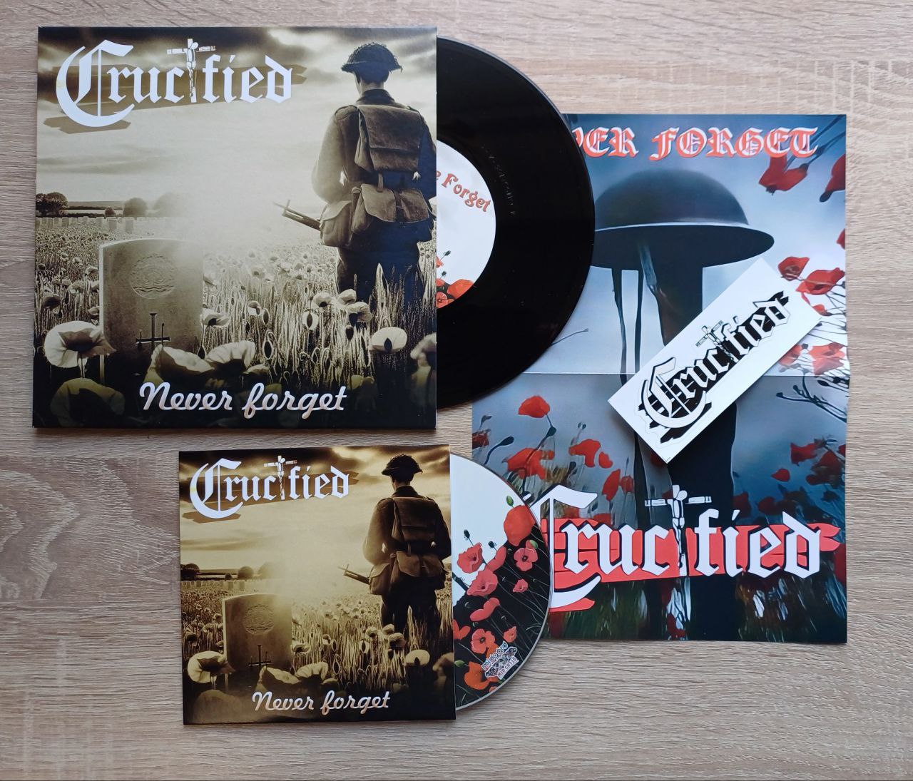 Crucified "Never forget" EP + CD